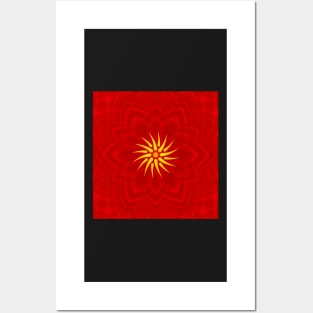 Ancient Macedonian Symbol Design Posters and Art